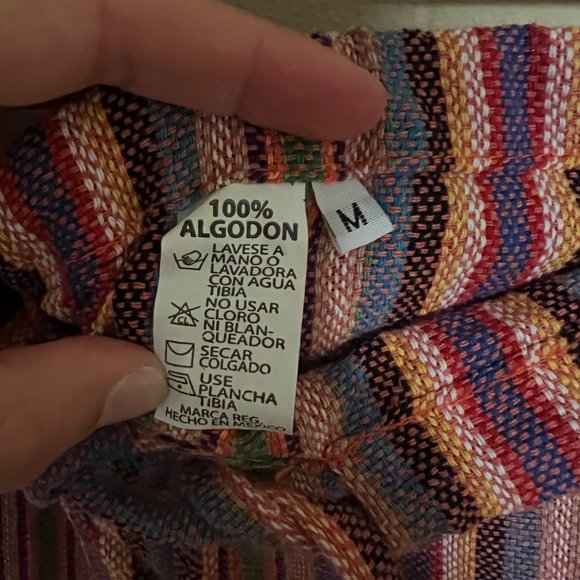 Colorful woven skirt with pockets - Picture 4 of 5